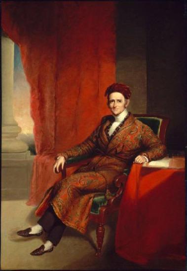 Chester Harding Amos Lawrence. about 1845. By Chester Harding, American Sweden oil painting art